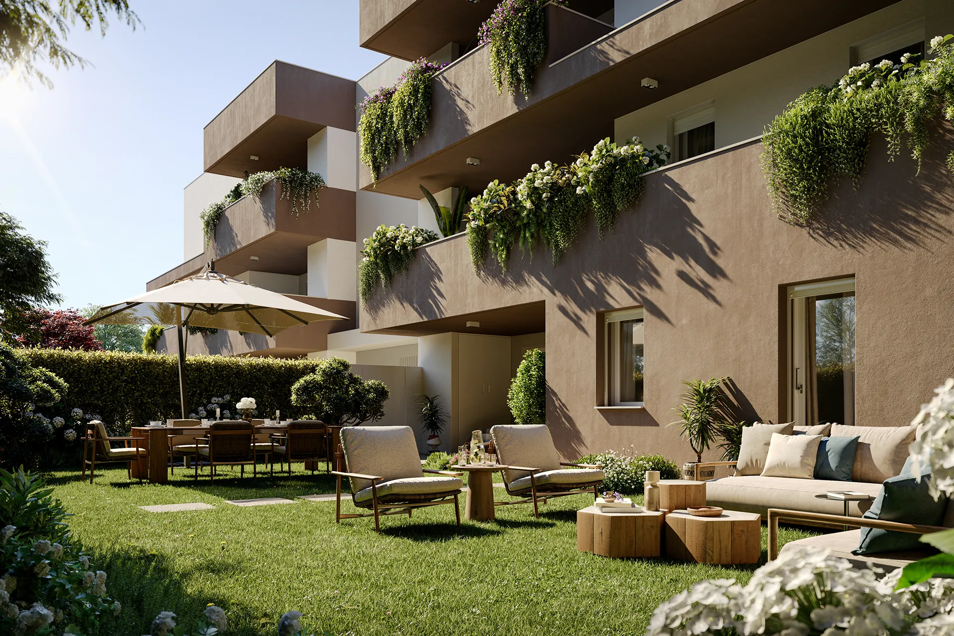 Giardino privato nuove costruzioni provincia di Padova